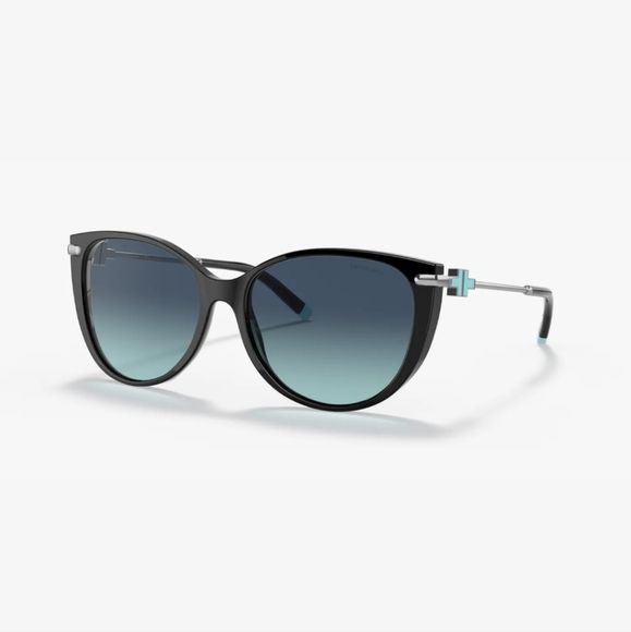 Blue, Cat-eye, Women's Fashion Sunglasses