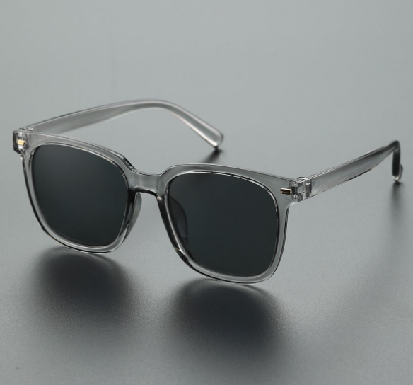 Wayfarer, Black Lens with Grey Temples, Fashion Sunglasses